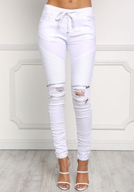 white skinny jeans for juniors on sale