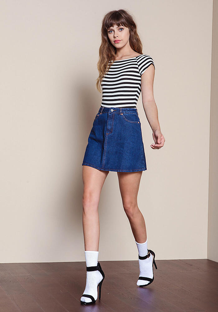 Junior Clothing Denim Mini Skirt