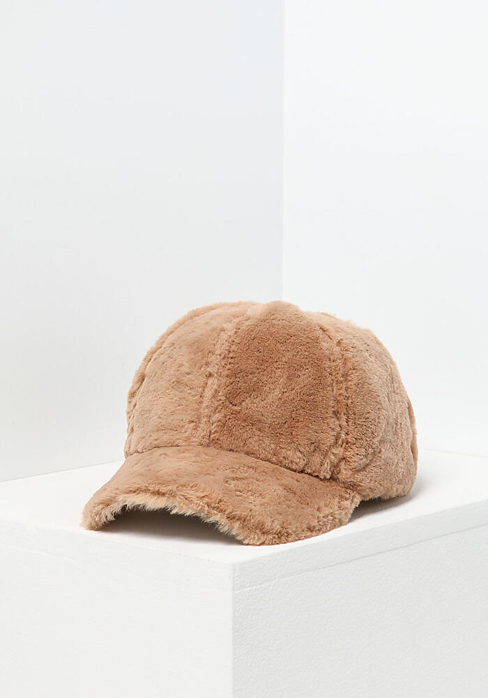 fur baseball cap