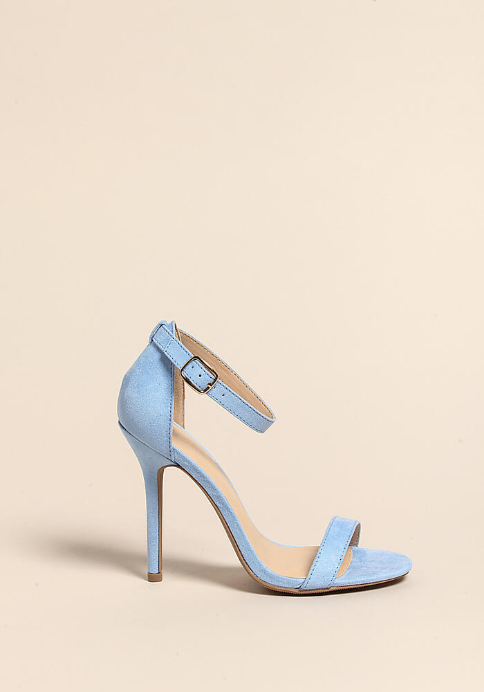 light blue high heels